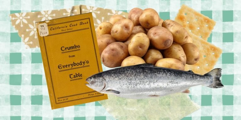 Baked Salmon and Potatoes Casserole Recipe from 1907