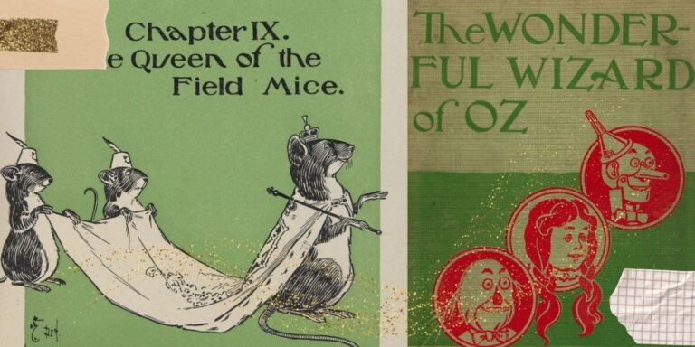 23 Wizard of Oz Illustrations by W.W. Denslow (1900) – Chapter Headers