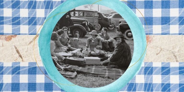 “When We Eat Out of Doors” (1929) plus Broiled Hamburg Steak Recipe
